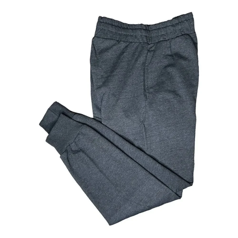 NEW True Religion Jogger Sweatpants Charcoal Grey Gold Logo Elastic Waist Mens L